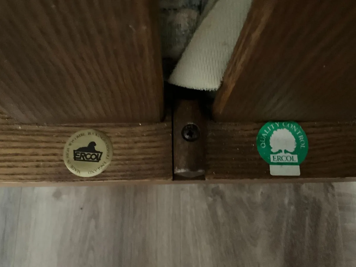 6 Ercol   Hampton padded back dining chairs (1993 - Image 4