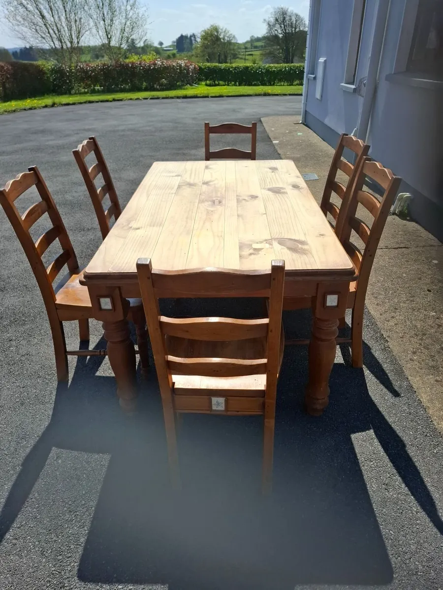 Kitchen Table & 6 Chairs - Image 2