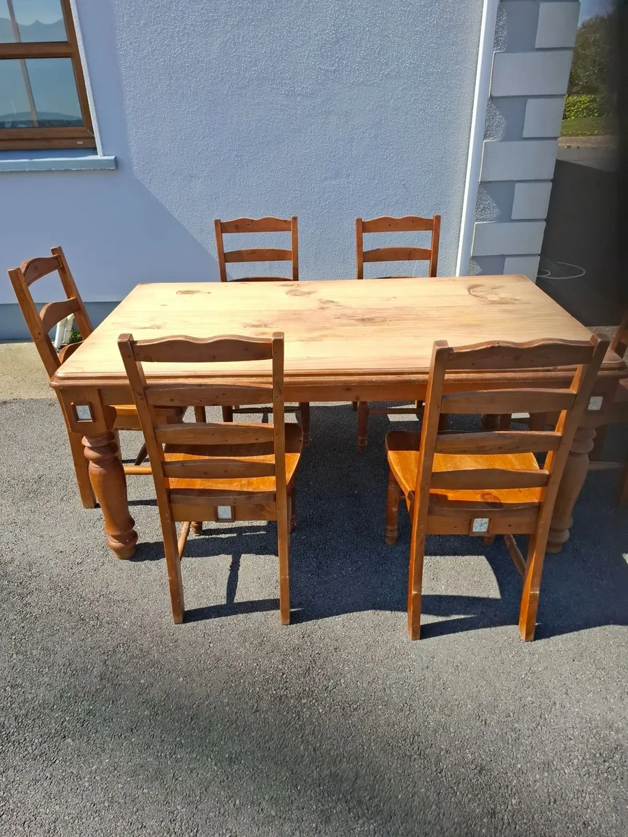 Kitchen Table & 6 Chairs - Image 3