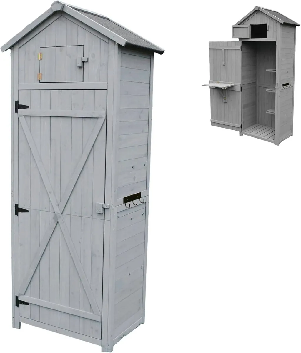 Wooden Shed Tall - Image 2