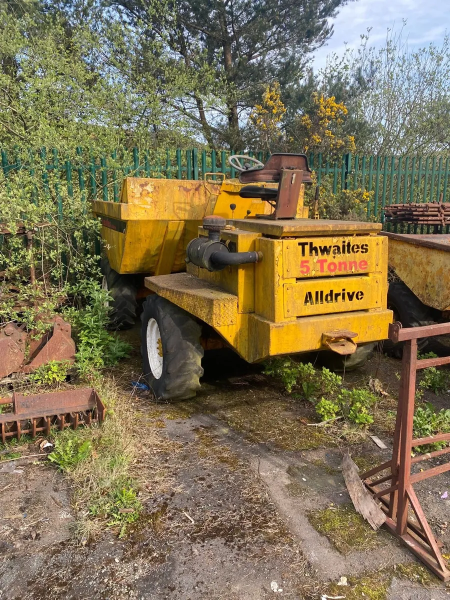 Thwaites Dumper, Barford HDX1000, Hinowa Hi-Tip - Image 2