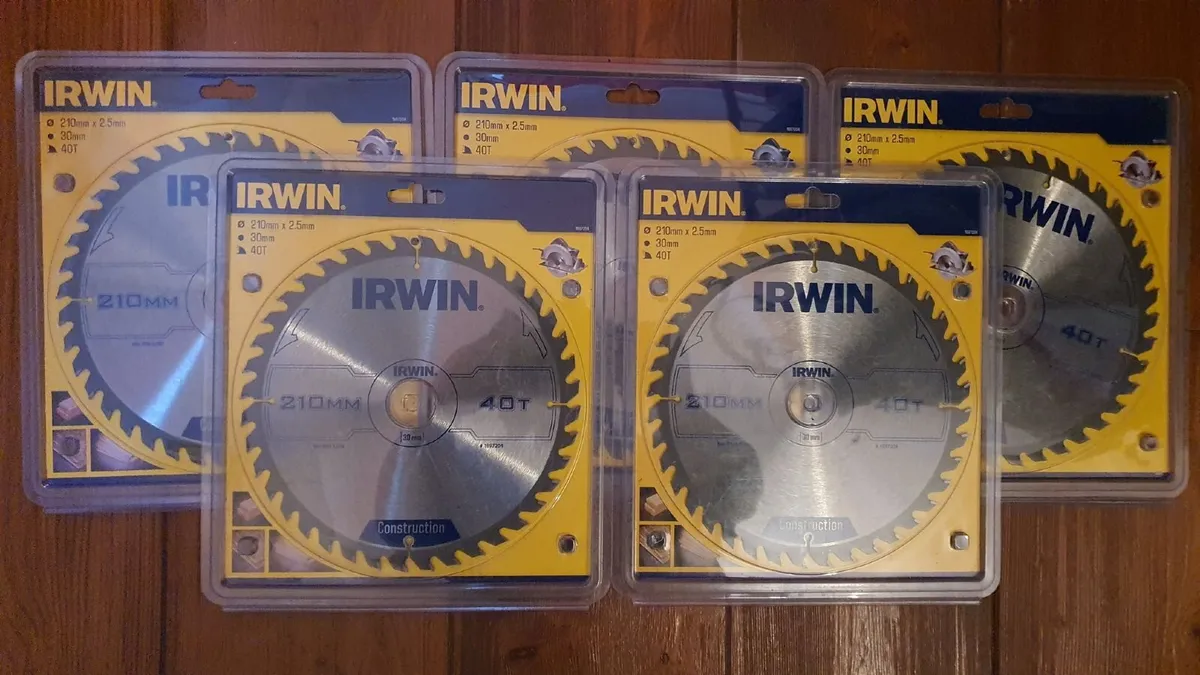 IRWIN Dewalt 190/210mm Circular Saw blades - Image 2