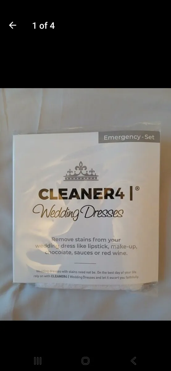 Emergency wedding dress cleaning set - Image 4