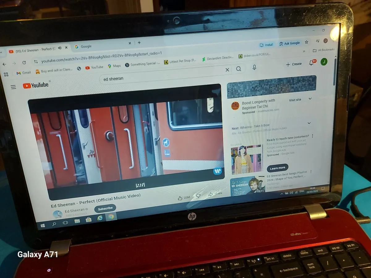 HP Pavillion 15.6 inch Laptop, Red, 4GB Ram, 128GB - Image 3