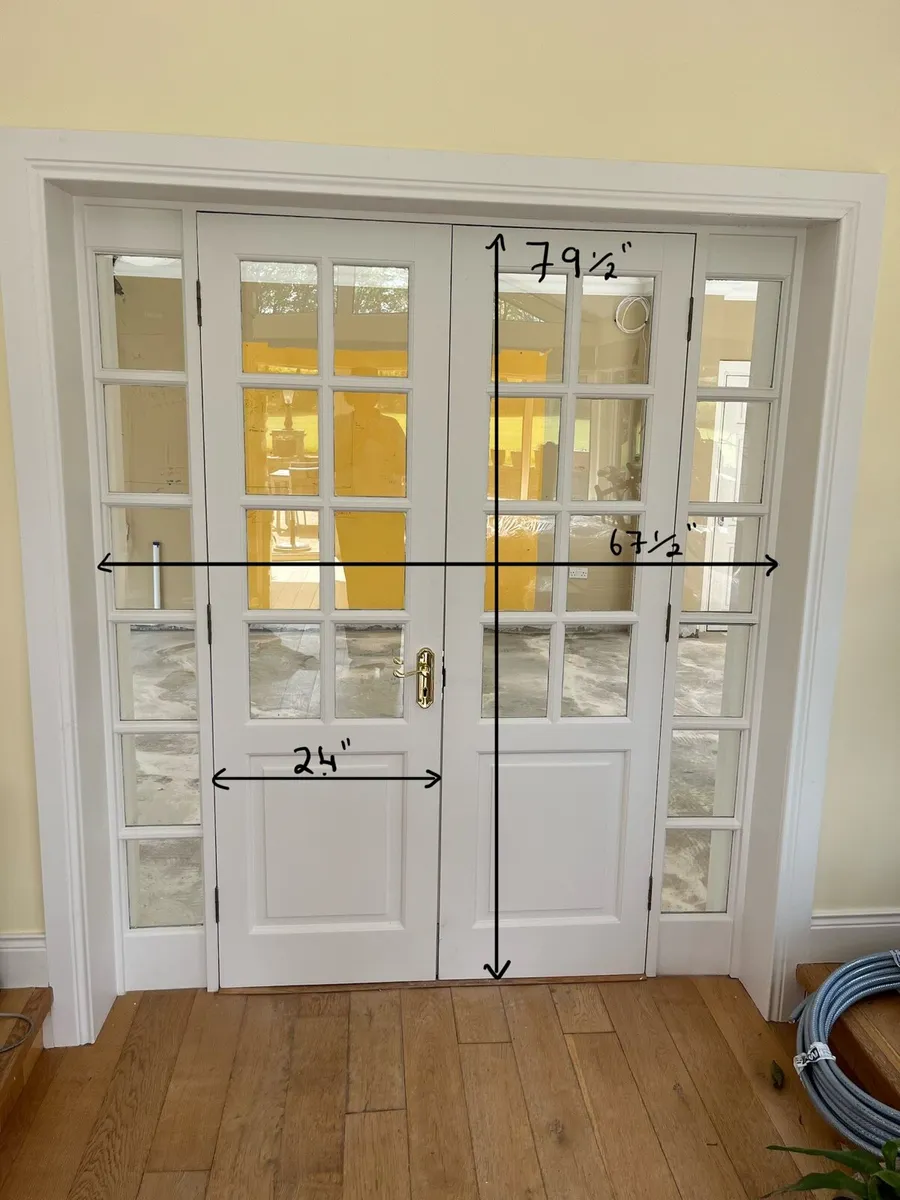 Classic white Timber French Doors - Image 4