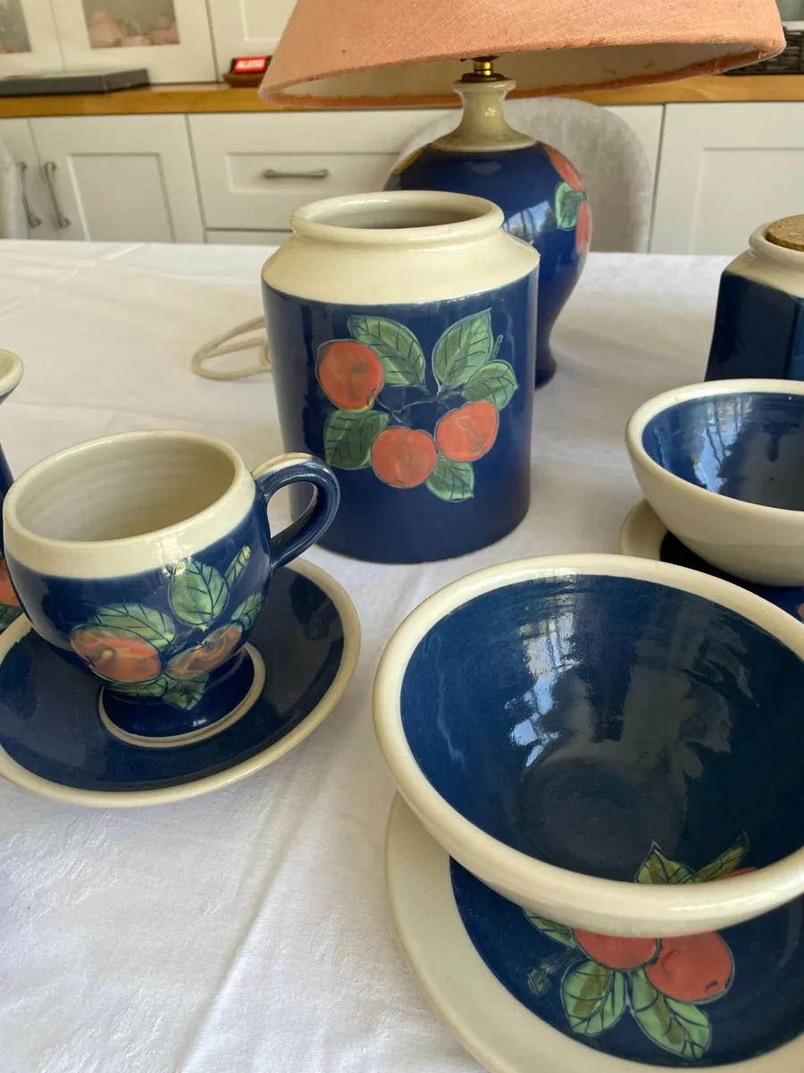 Rare Full Set of B&J Forrester Bandon Pottery - Image 3