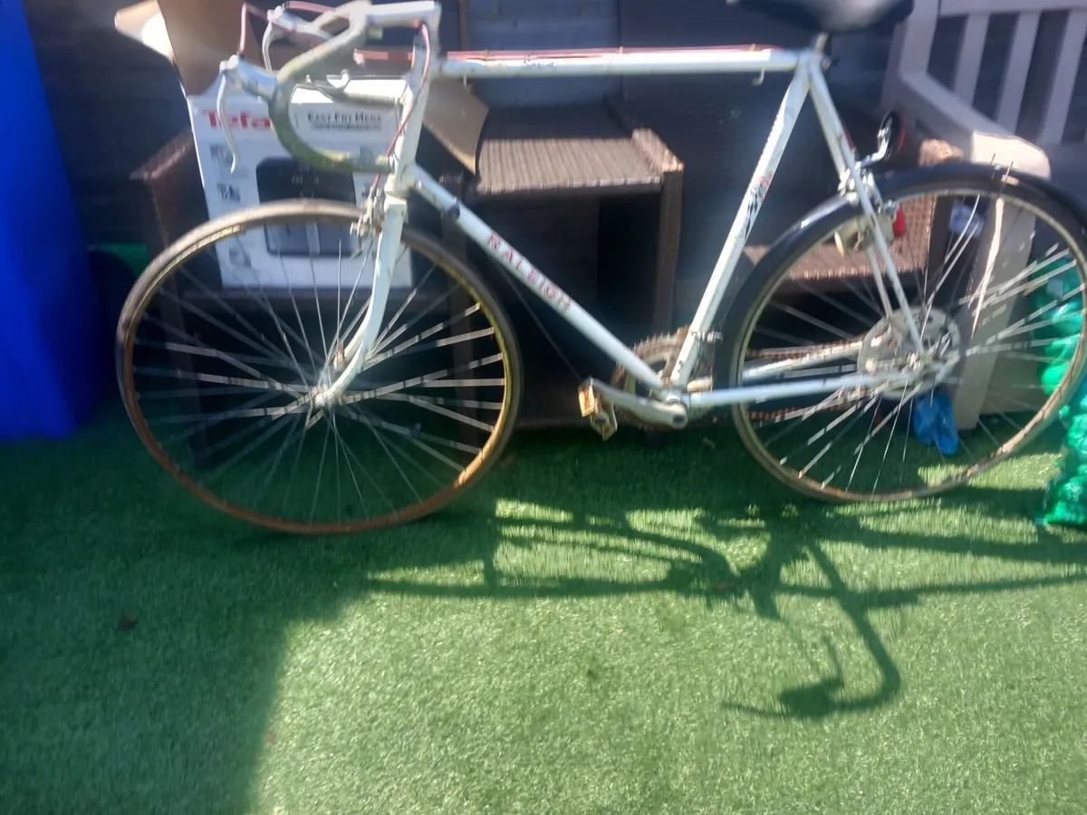 cassic ralegh road bike for restoring - Image 1