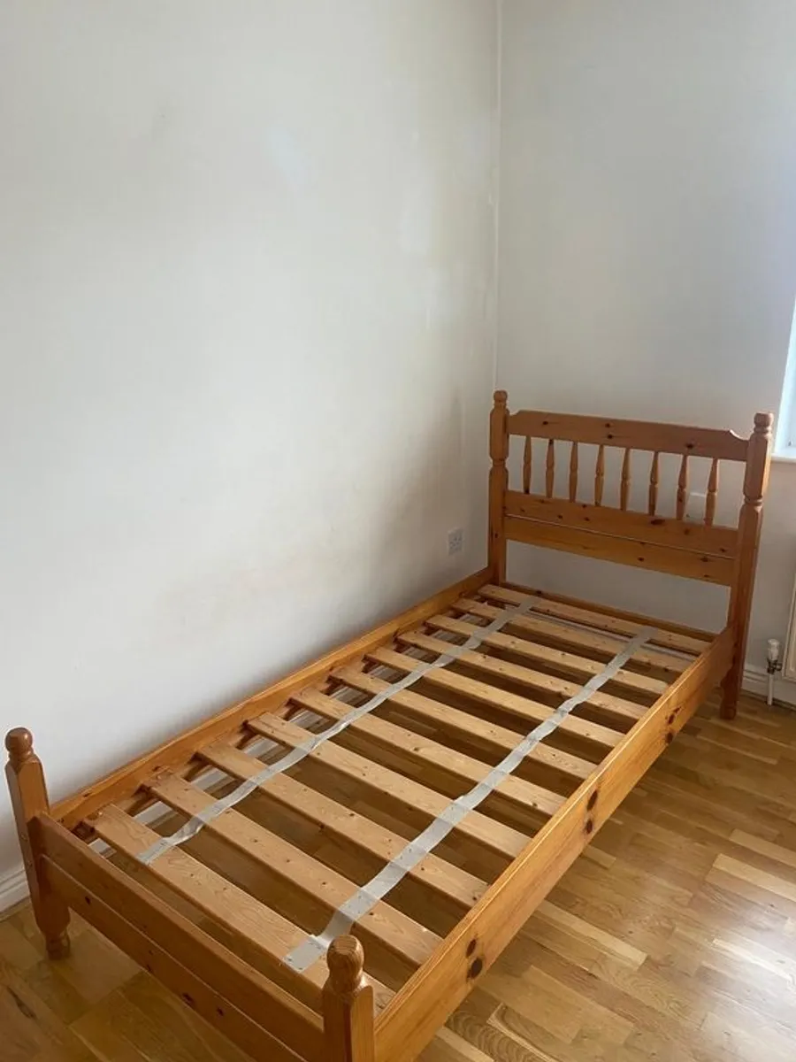 2 Single Pine Beds - Image 3