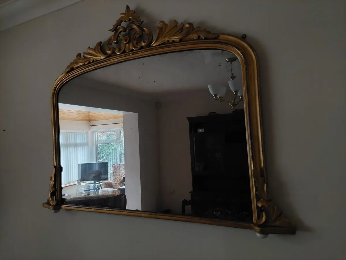 Antique  Victorian  Mirror - Image 1