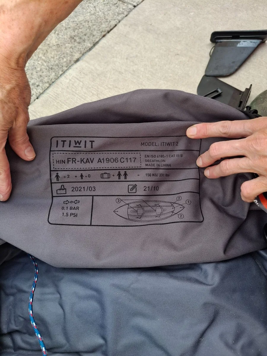 Decathalon inflatable kayak - Image 4