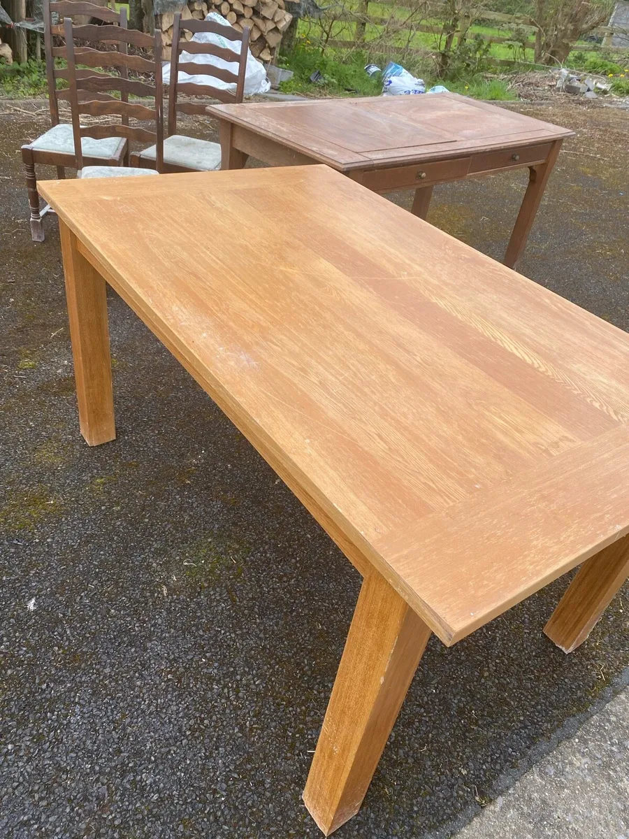 Garage Clear out Tables Toilet - Image 1