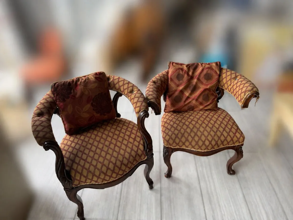 Pair of Vintage Arm Chairs