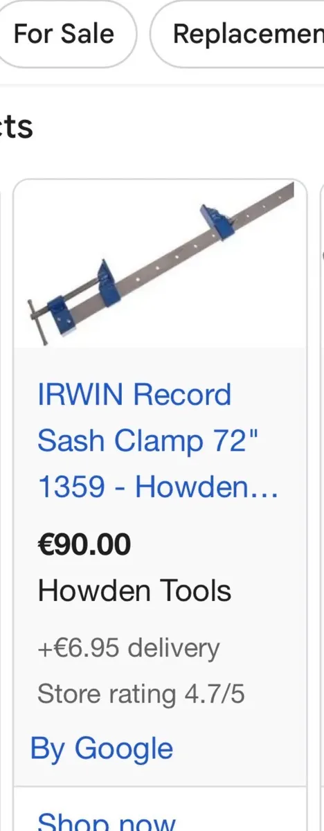 135 Series Heavy-Duty Sash Clamp - Image 1