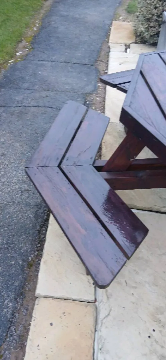 8 seater patio or garden table - Image 2