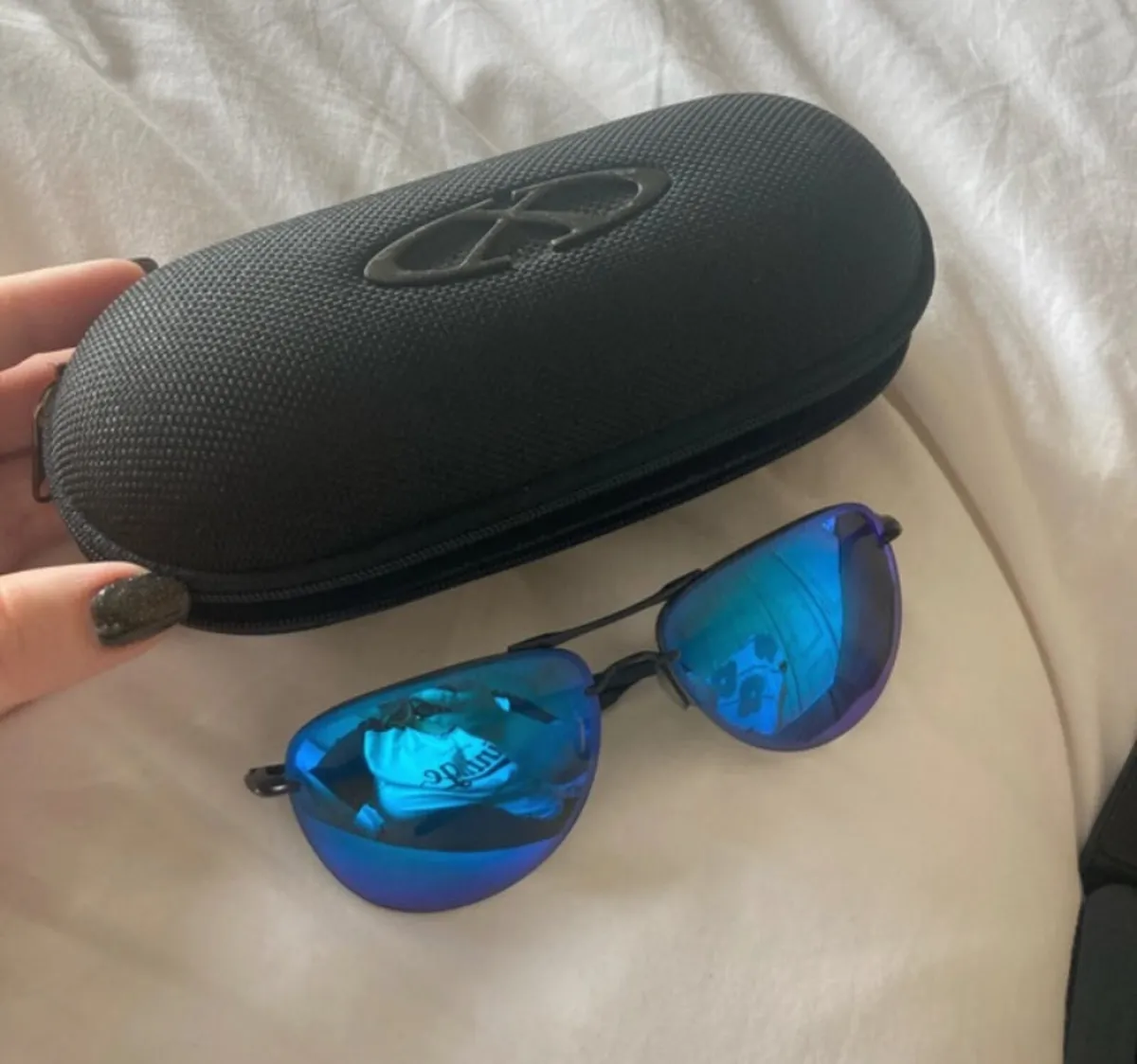 Oakley Tailpin Sunglasses – Blue Mirrored – With C - Image 2