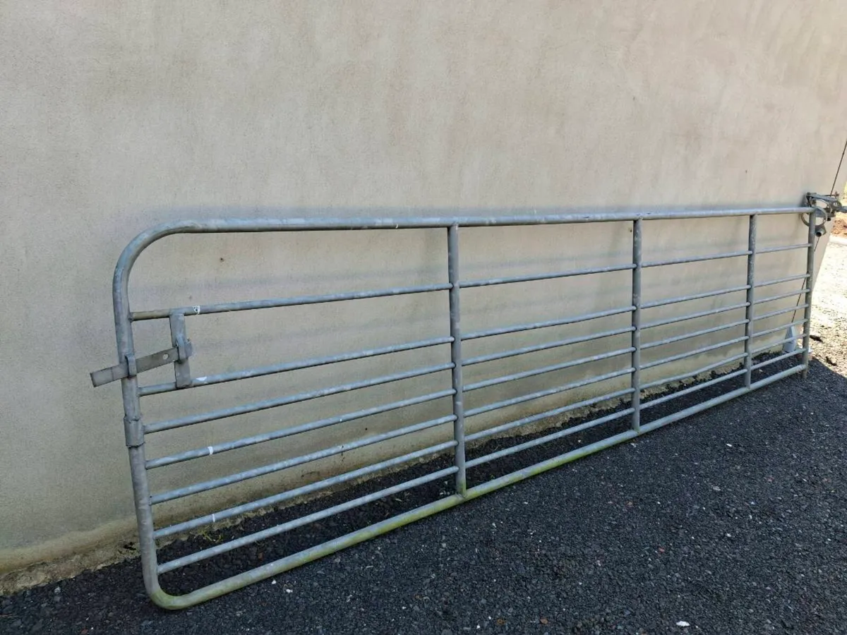 Field Gate. 15 Feet. Galvanised - Image 1