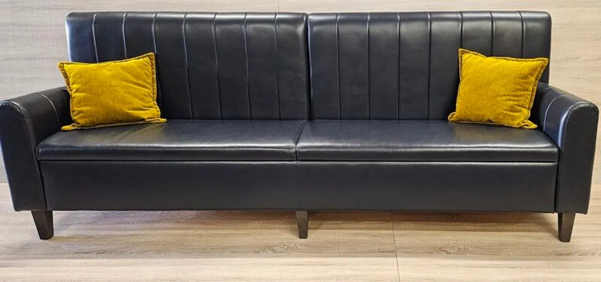 Dining bench leather - Image 1