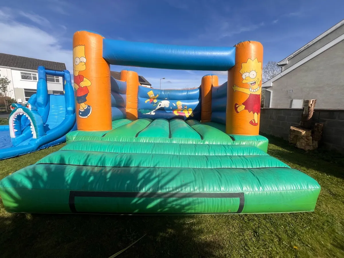 Simpsons bouncy castle - Image 1