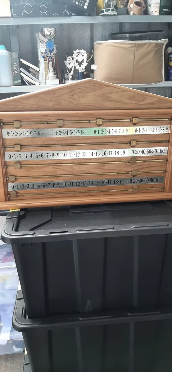 Snooker/Billiard/Pool Wooden Scoreboard