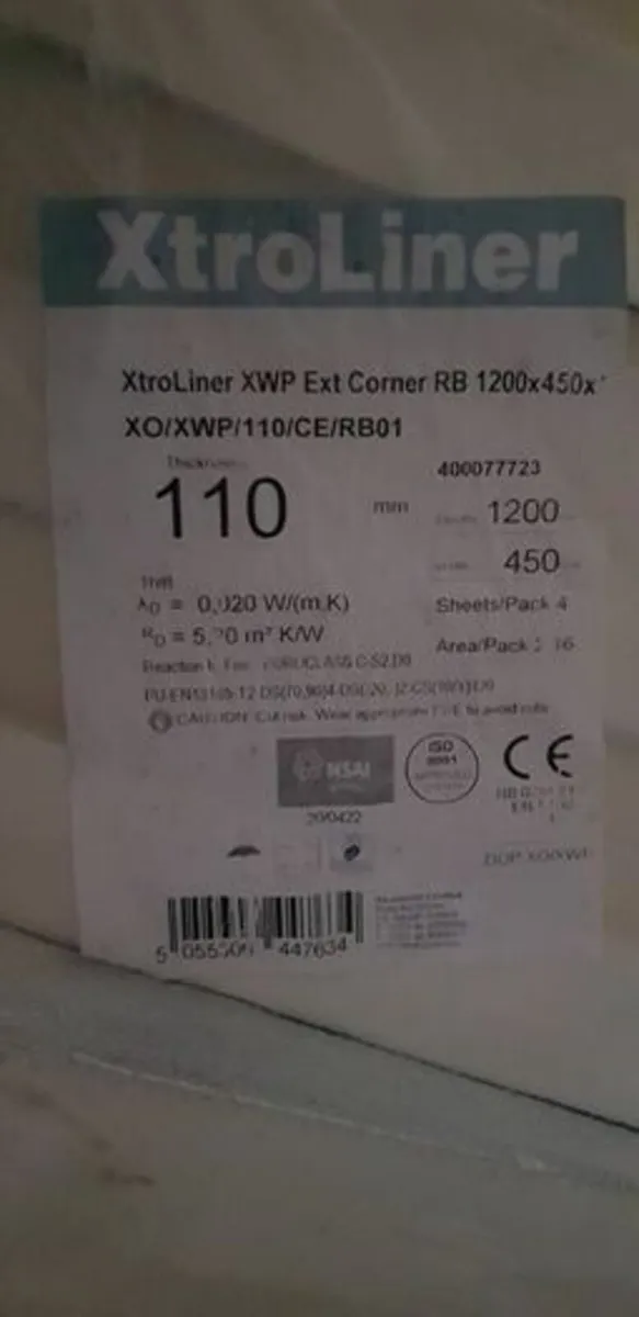 Cavity Insulation - preformed corners - Image 3