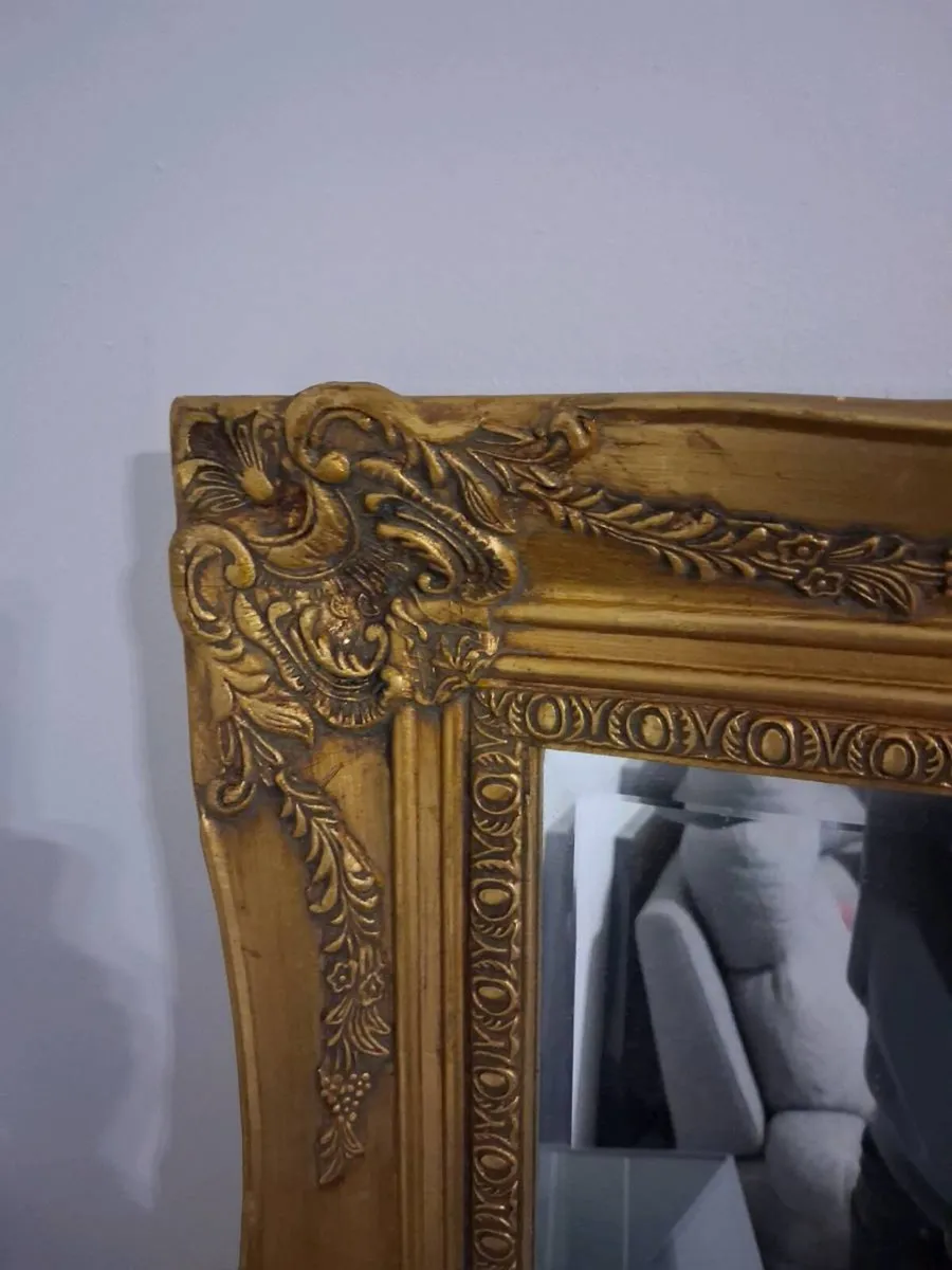 beautiful gold mirror - Image 2