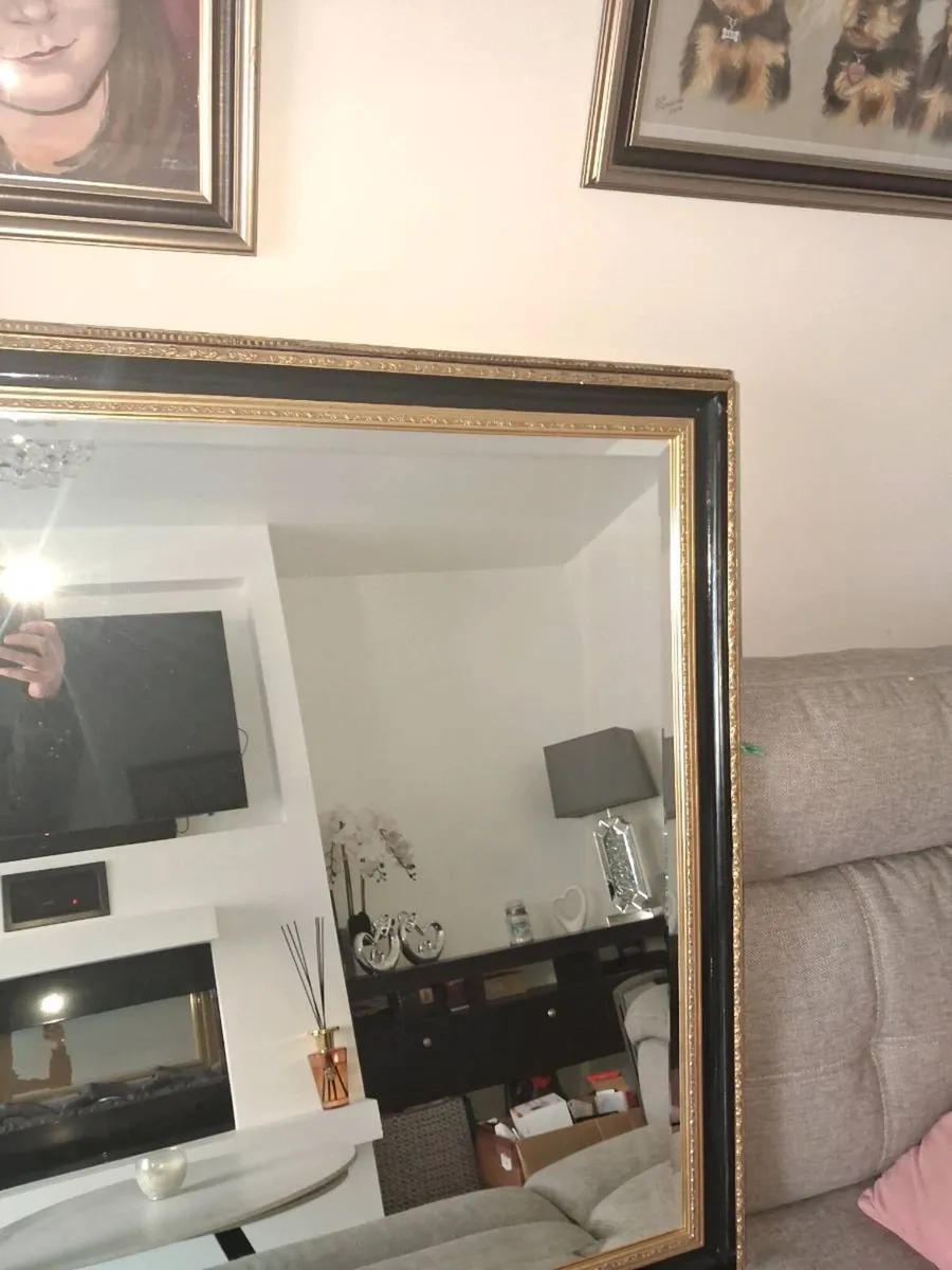 Beautiful large rectangular mirror - Image 3