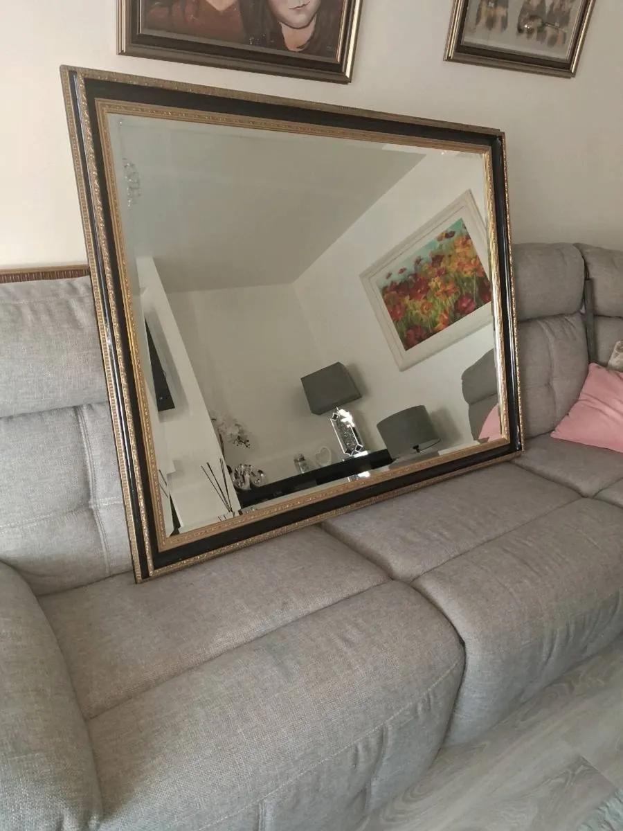 Beautiful large rectangular mirror - Image 4