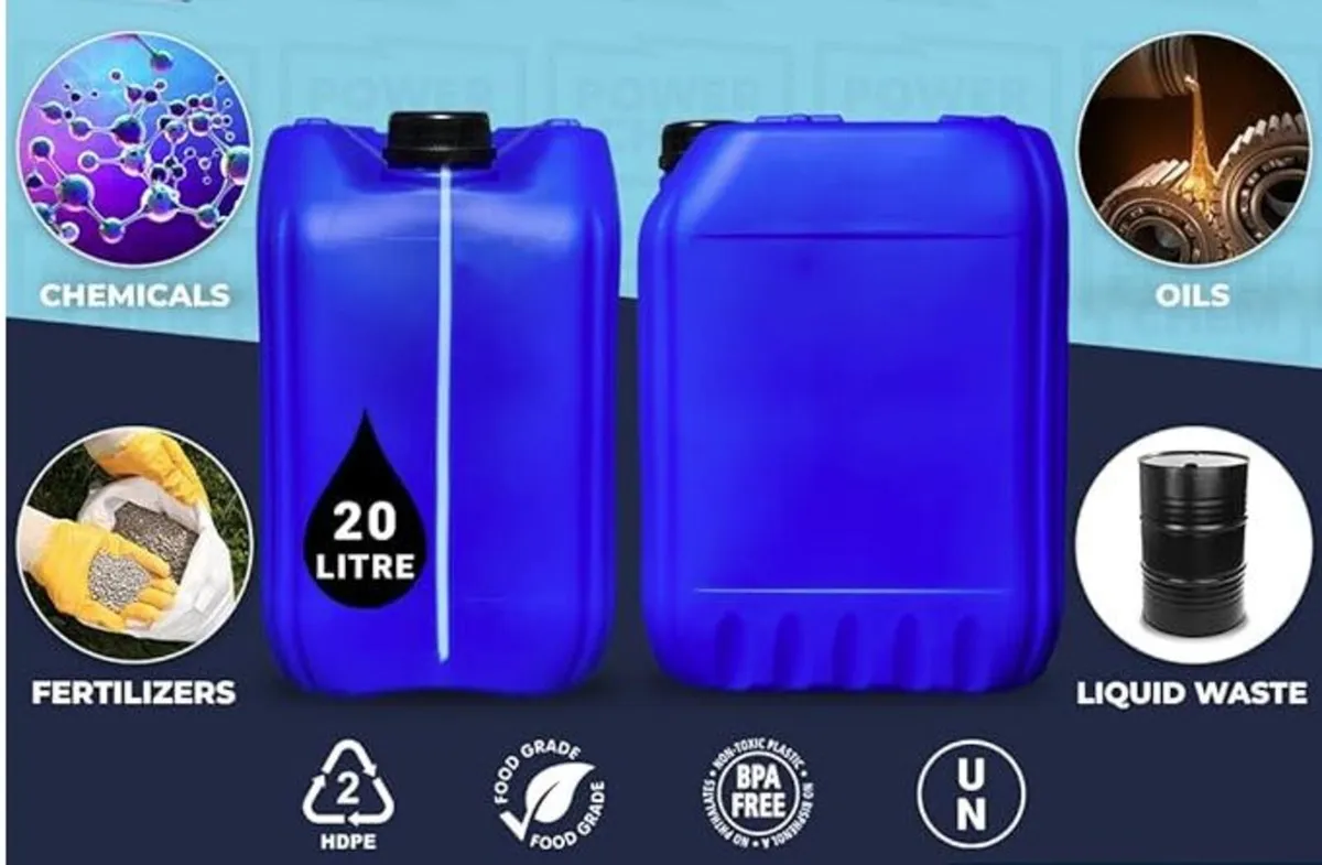 20L Container Store Any Liquid + Funnel Sturdy - Image 3