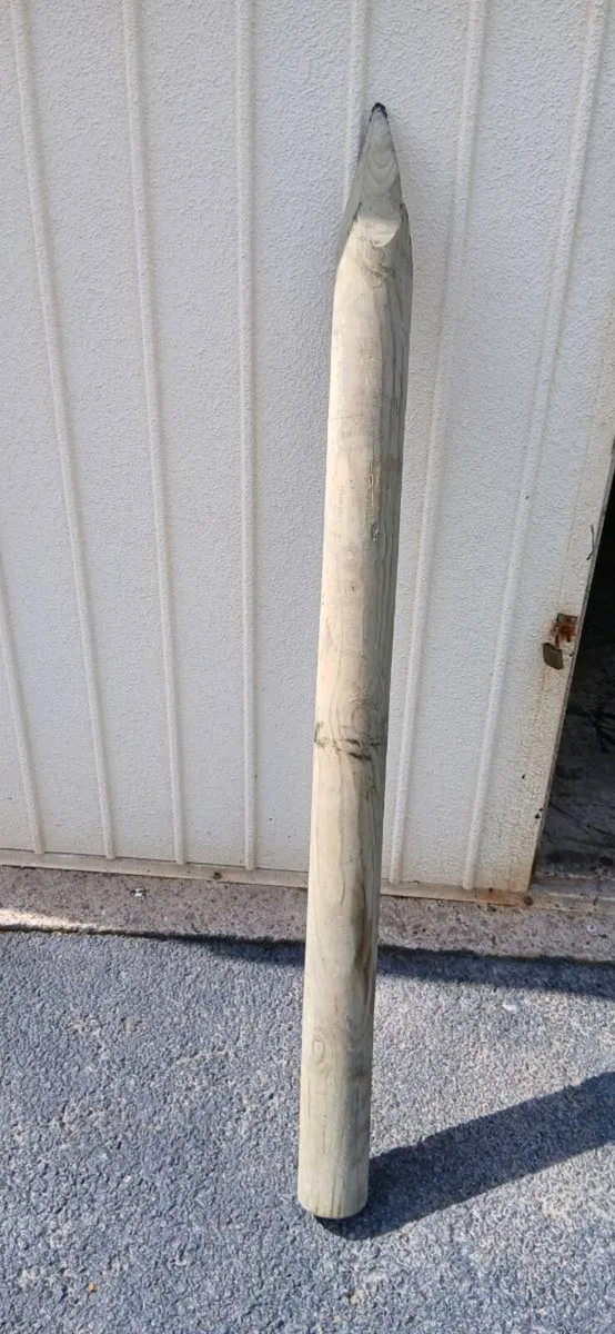 11 Treated round & rectangular posts - Image 3