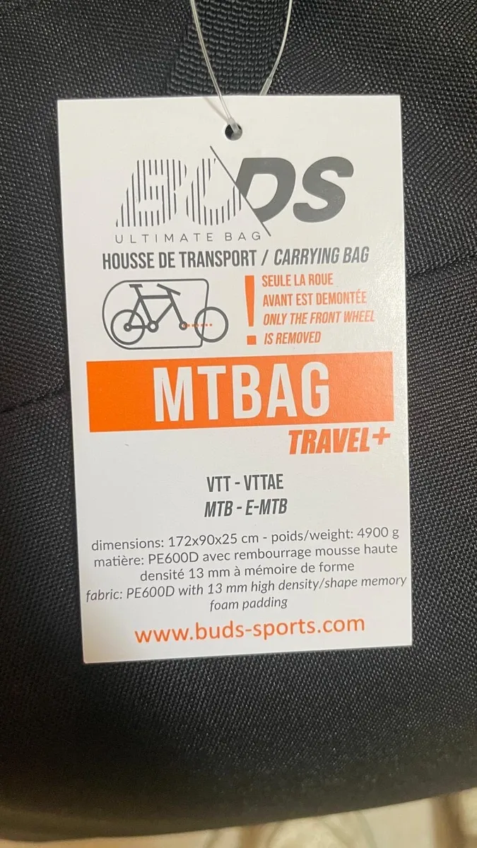 MTBAG TRAVEL: Buds MTB Tavel Bag - Image 3