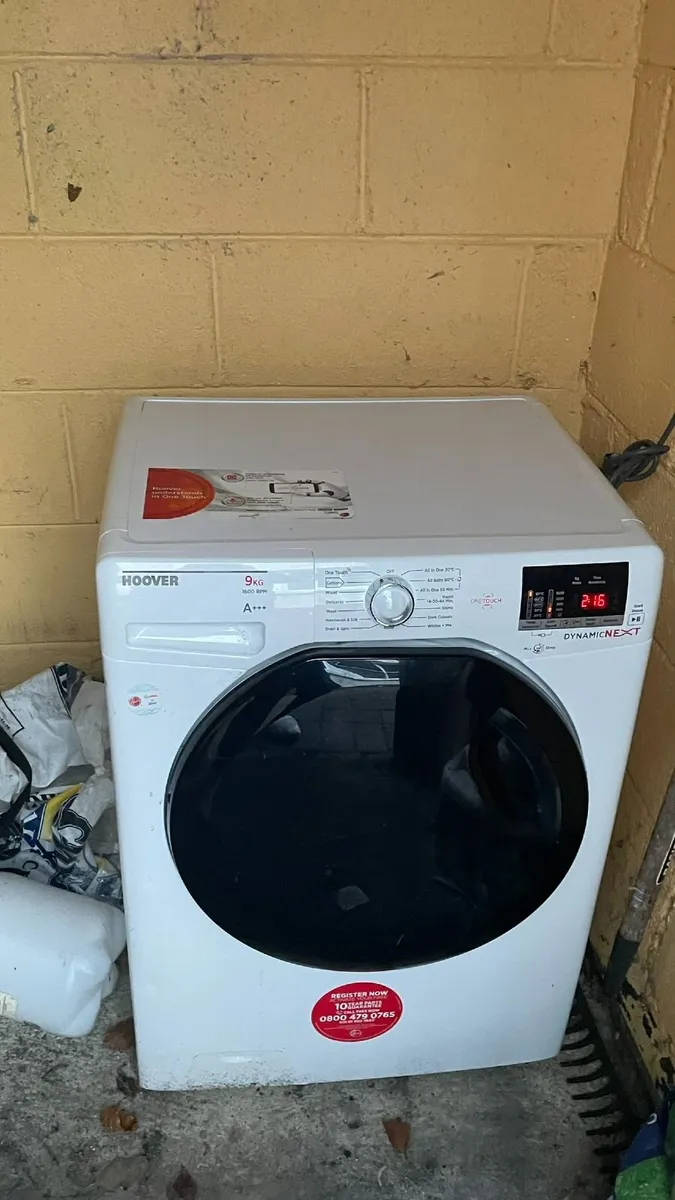 Washing Machine - Hoover 9kg/1600rpm - Image 2