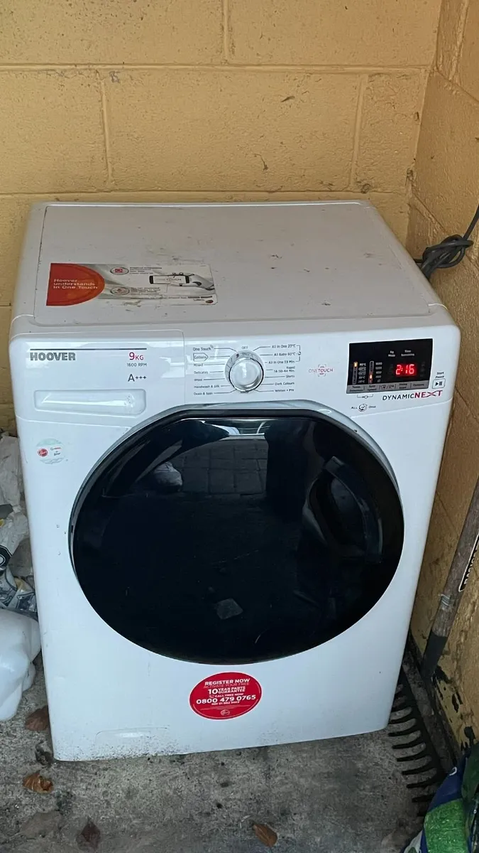 Washing Machine - Hoover 9kg/1600rpm - Image 3