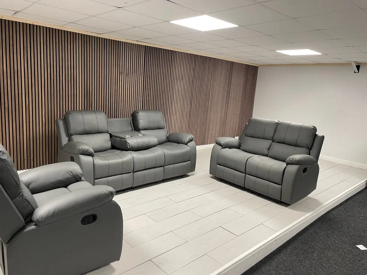 3+2 Holgate Leather Recliner Sofa Set - Image 1