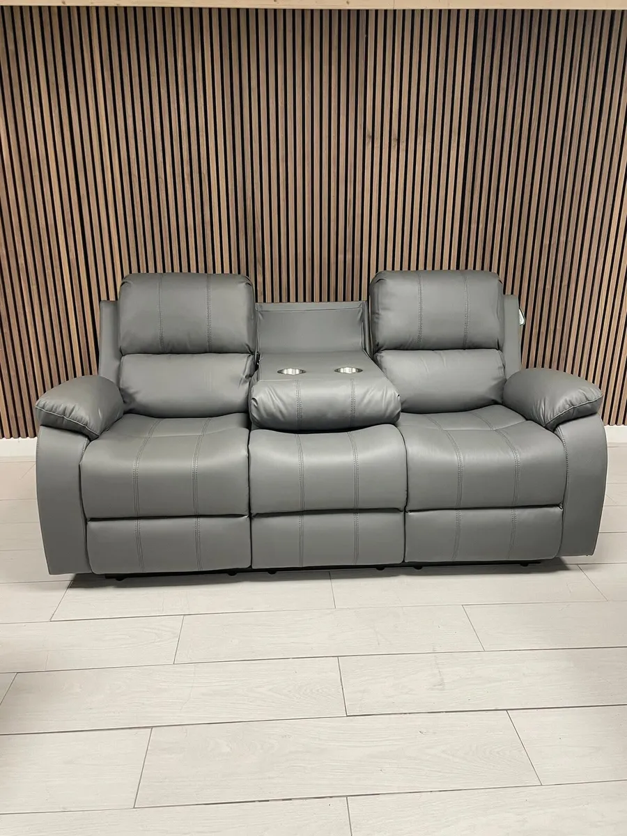 3+2 Holgate Leather Recliner Sofa Set - Image 2