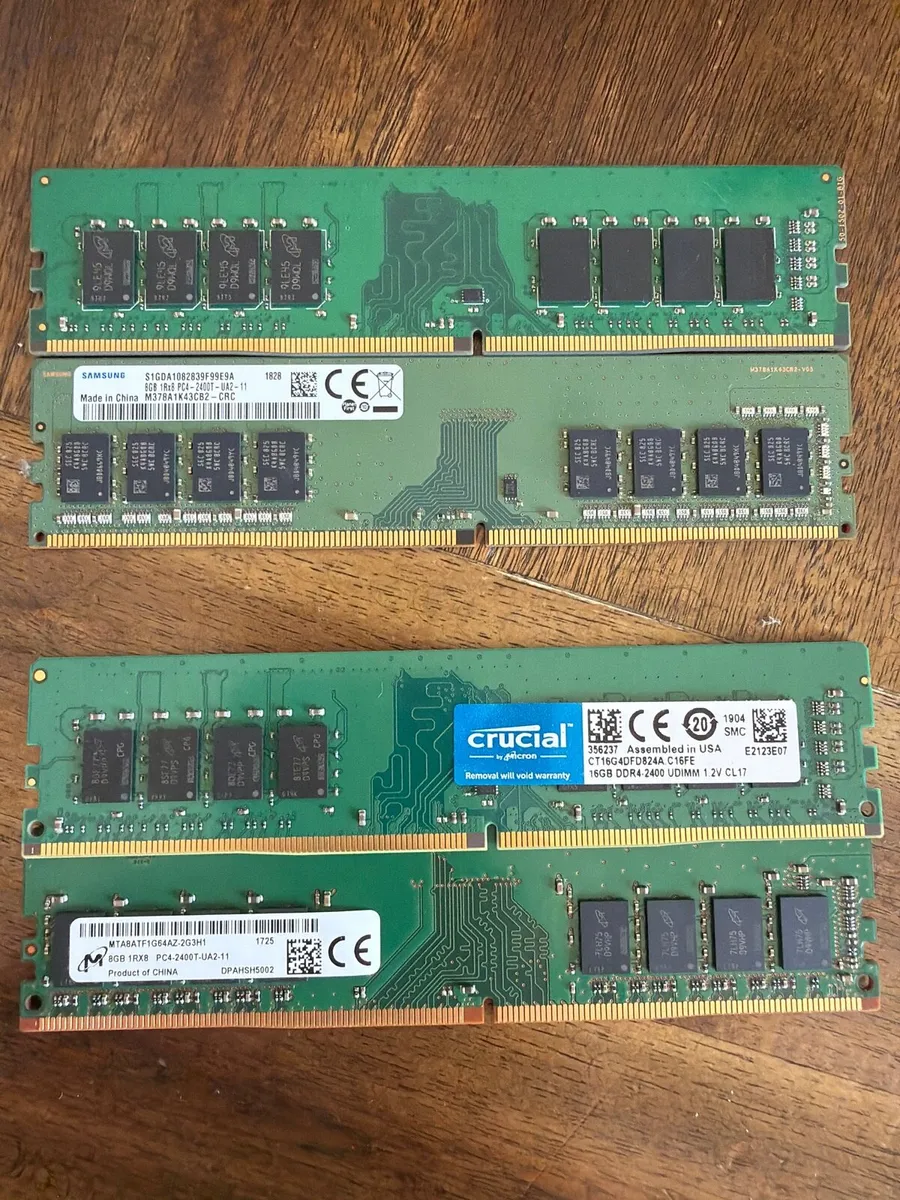 16gb and 8gb RAM ddr4 - Image 1