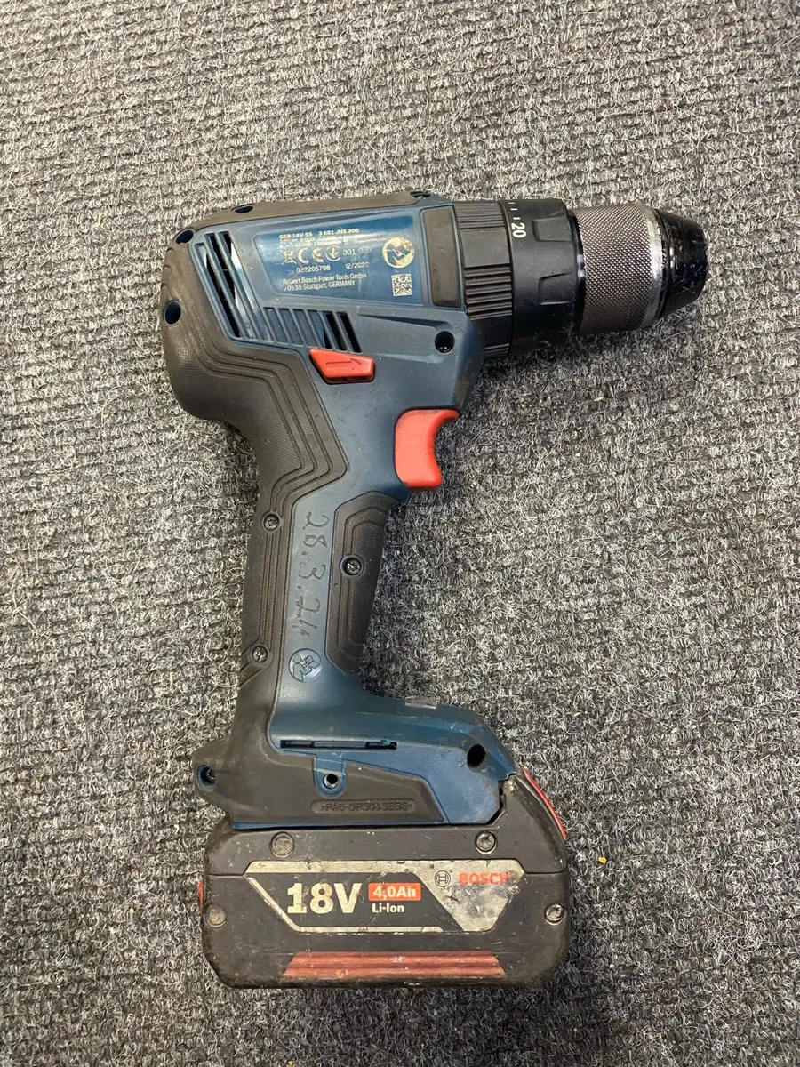 Bosch 18V Drill With 4Ah Battery - Image 2