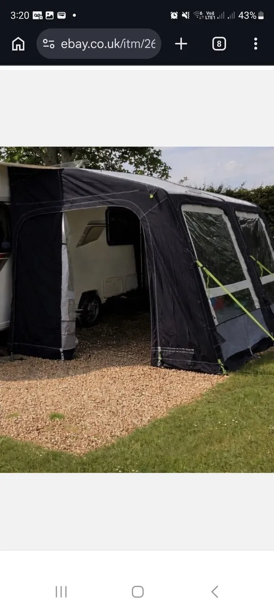 Caravan or van awning with annexe - Image 3