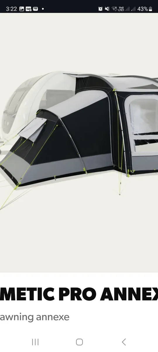 Caravan or van awning with annexe - Image 4