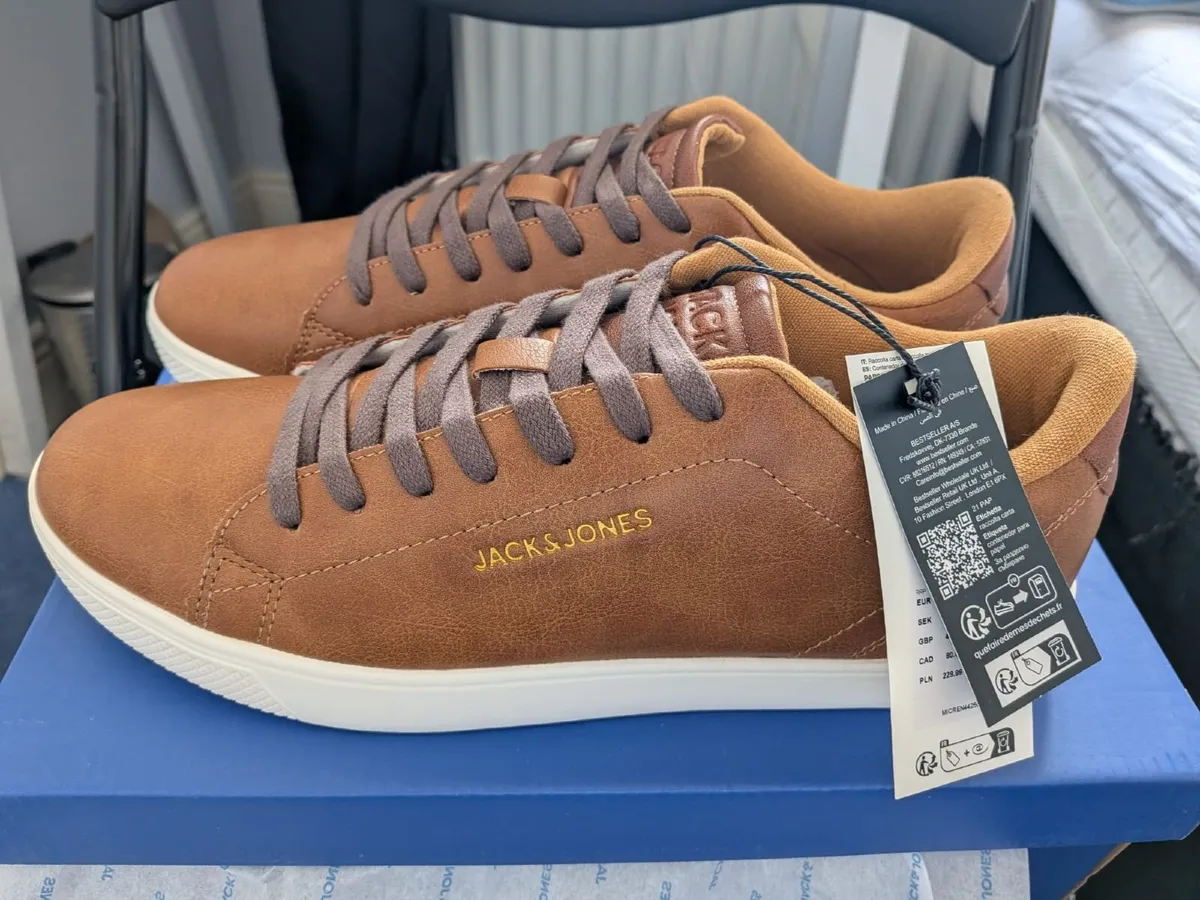 Sale Today! Jack & Jones Male Sneaker Shoes  Uk 10 - Image 1