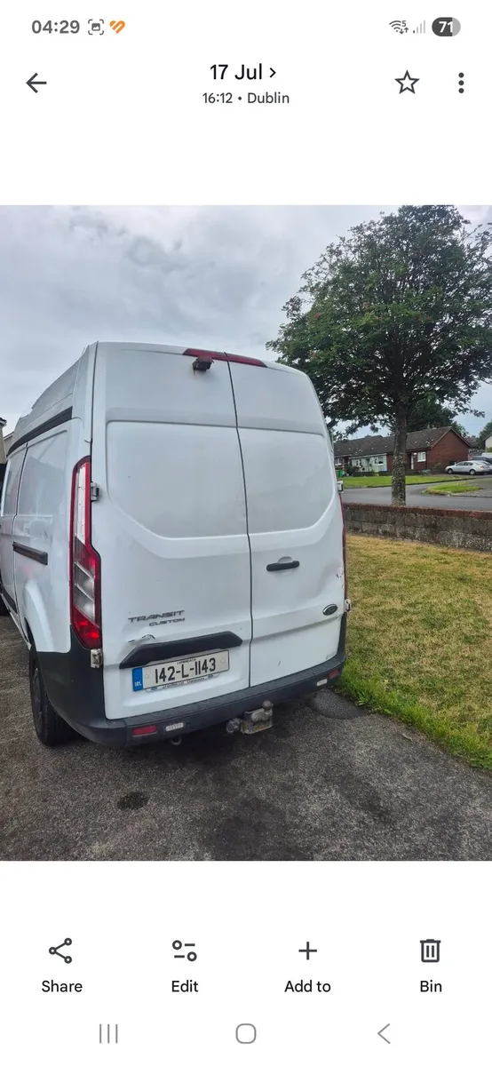 Ford transit custom high roof - Image 3