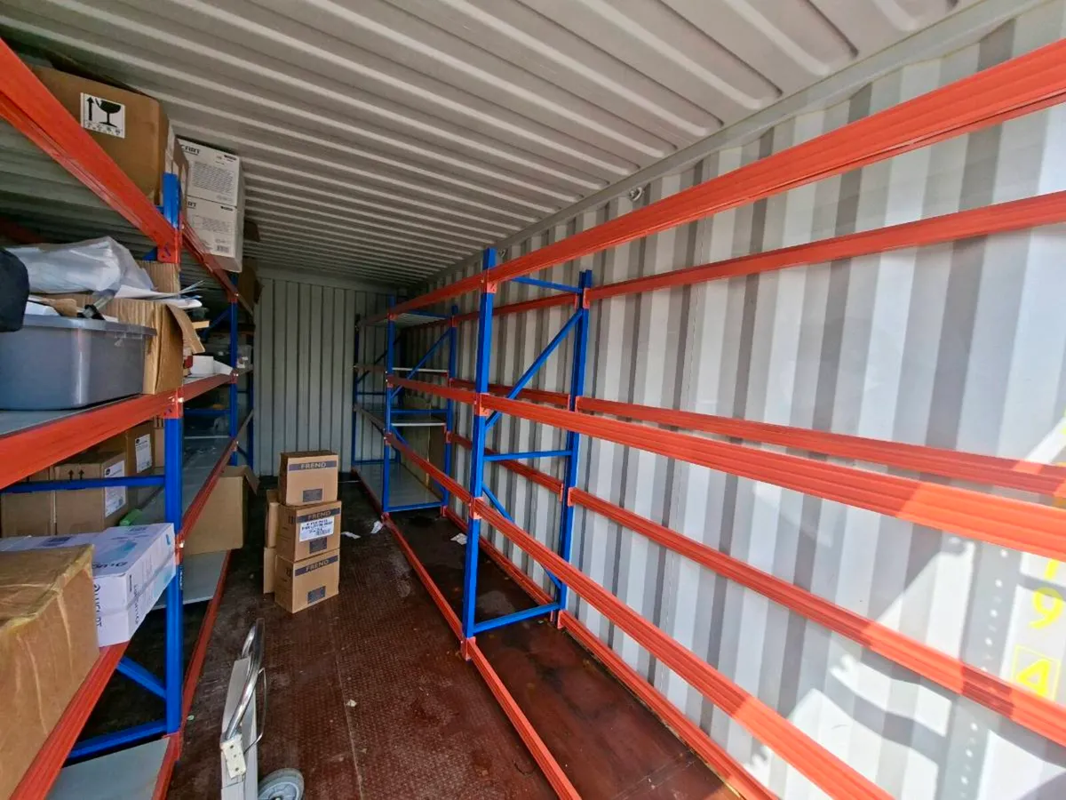 Racking shelving bays as new - Image 1