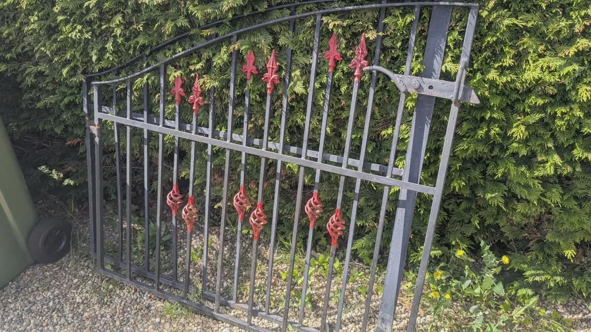 Wrought iron gates