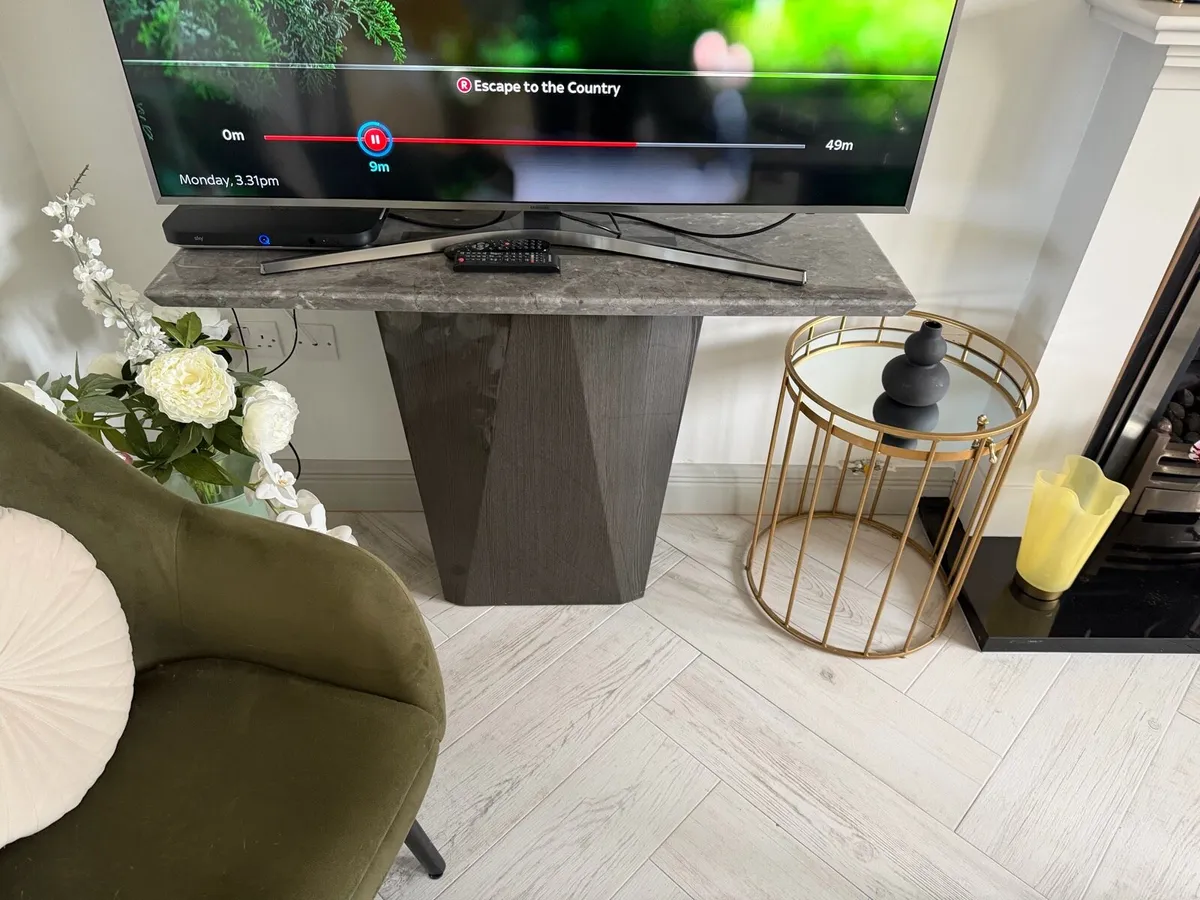 Marble TV Stand, Coffee Table, Corner Table - Image 1