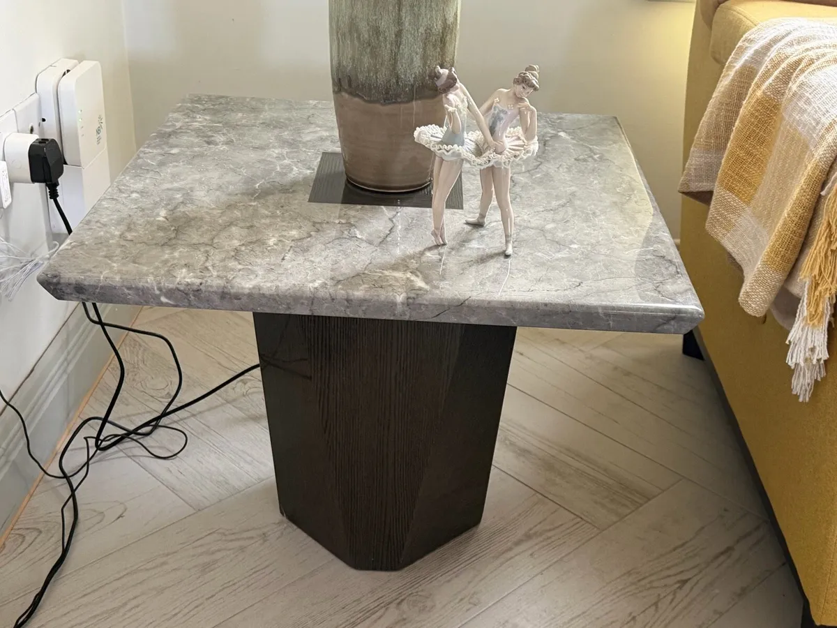 Marble TV Stand, Coffee Table, Corner Table - Image 3