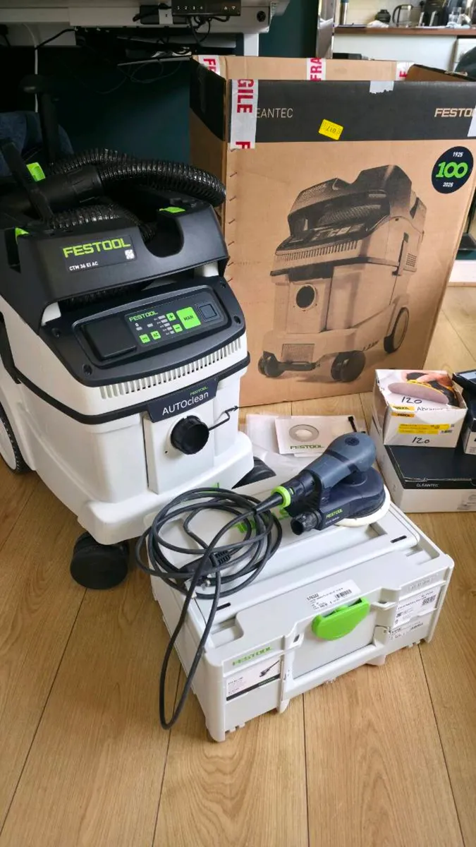 Festool Dust Vac & Handtool - Image 1
