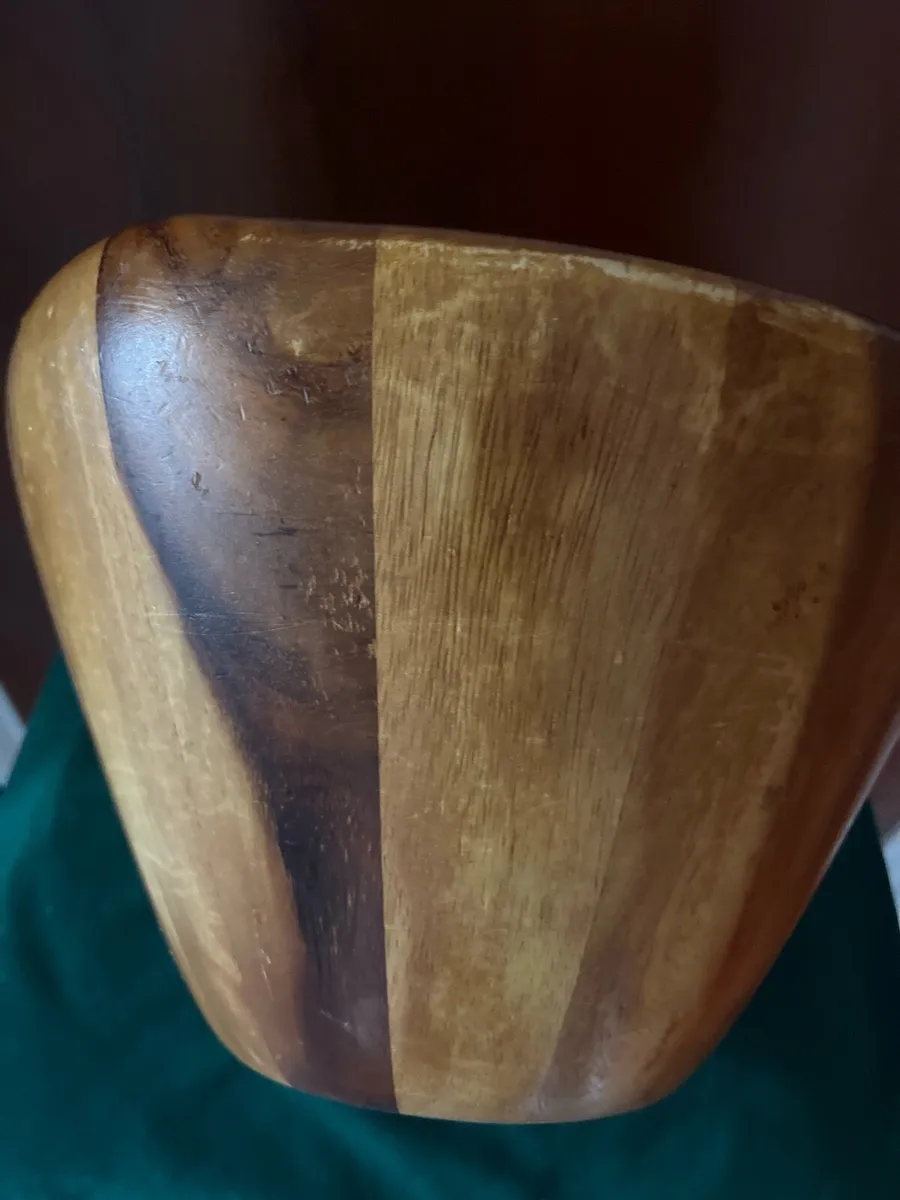 Wooden bowl Olive & Thyme - Image 1