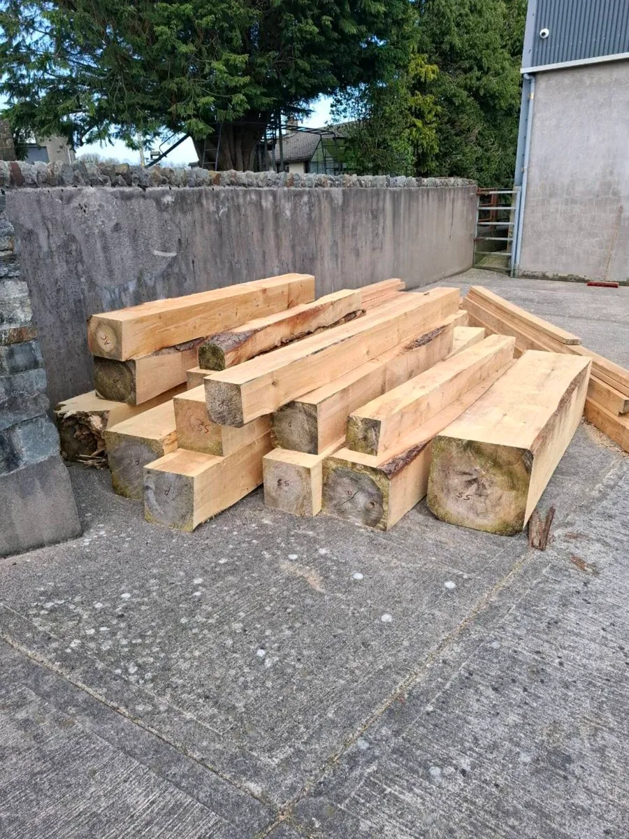Large timber beams - Image 1
