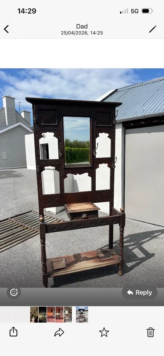 Antique Hall Stand - Image 1