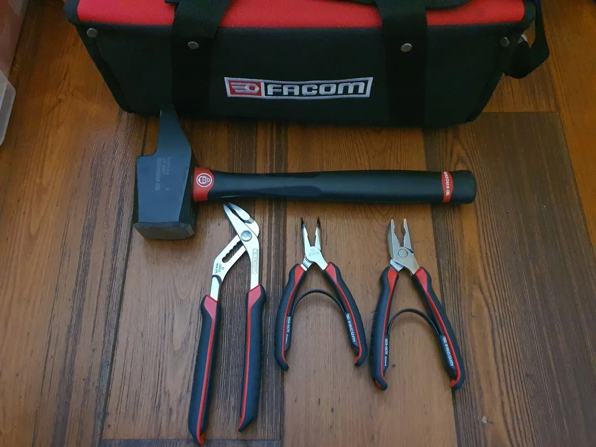 Selection of FACOM Hand Tools + Tool Bag - Image 1