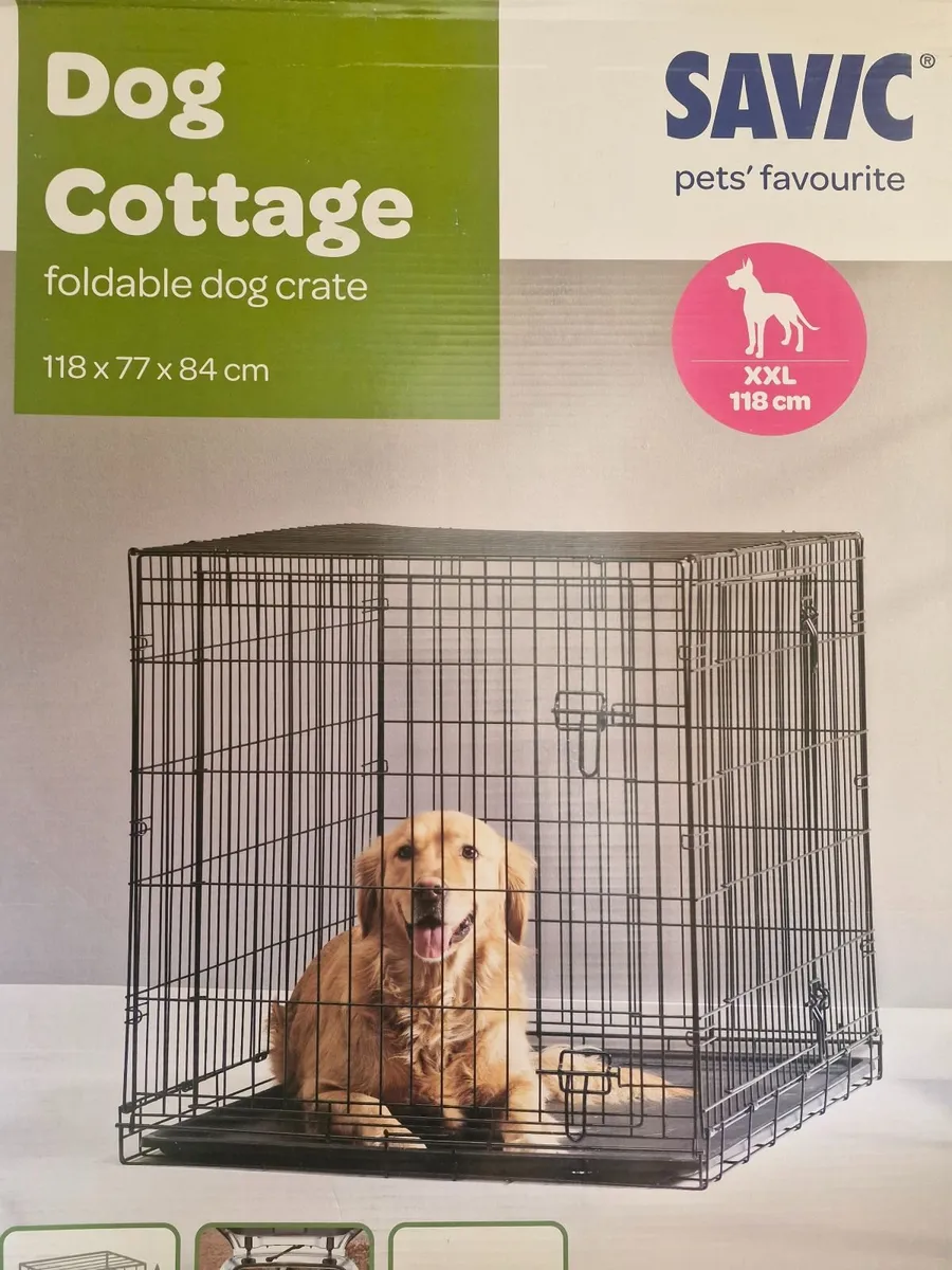 Foldable extra large dog crate - Image 1